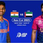 India vs UAE Asia Cup 2025 highlights