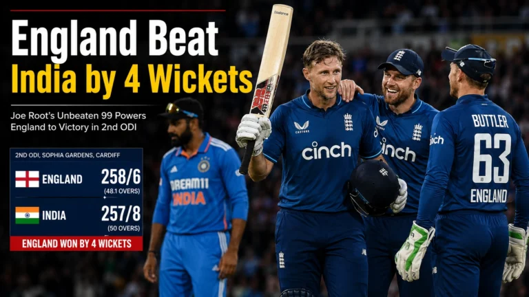 India vs England 2nd ODI